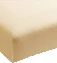 FORMESSE | Jersey-Spannleintuch "Bella Donna" 180/200 cm - 200/220 cm (Weiss) | beige
